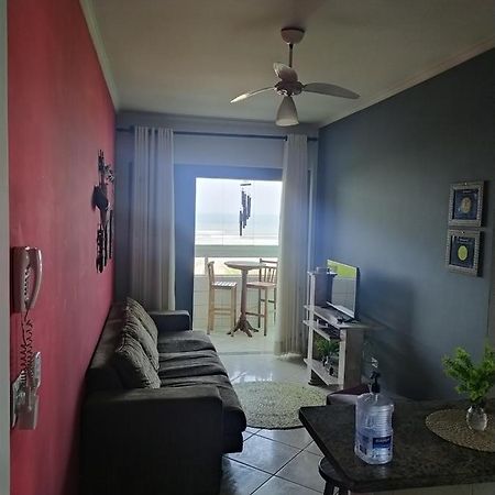 Apto. (pé na areia) com Churrasqueira na sacada Praia Grande (Santos) Exterior foto