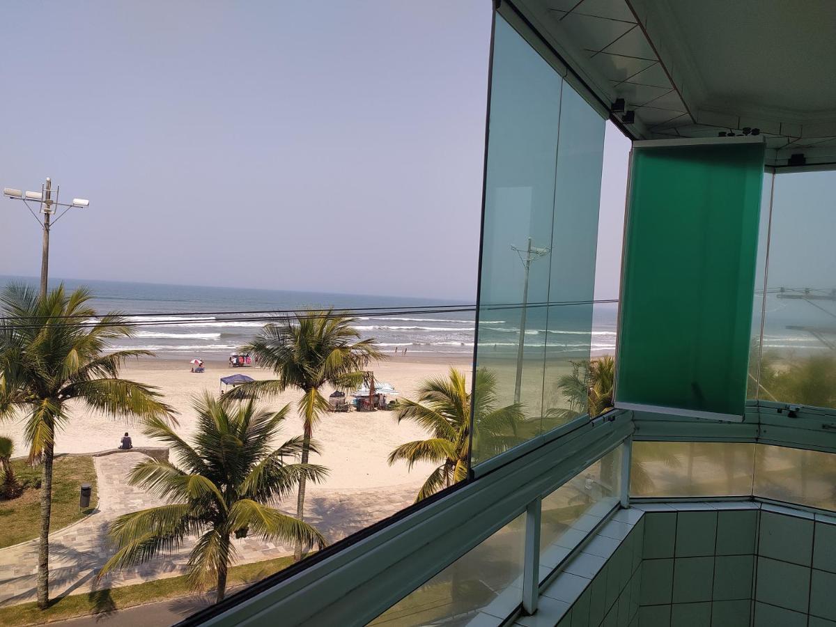 Apto. (pé na areia) com Churrasqueira na sacada Praia Grande (Santos) Exterior foto