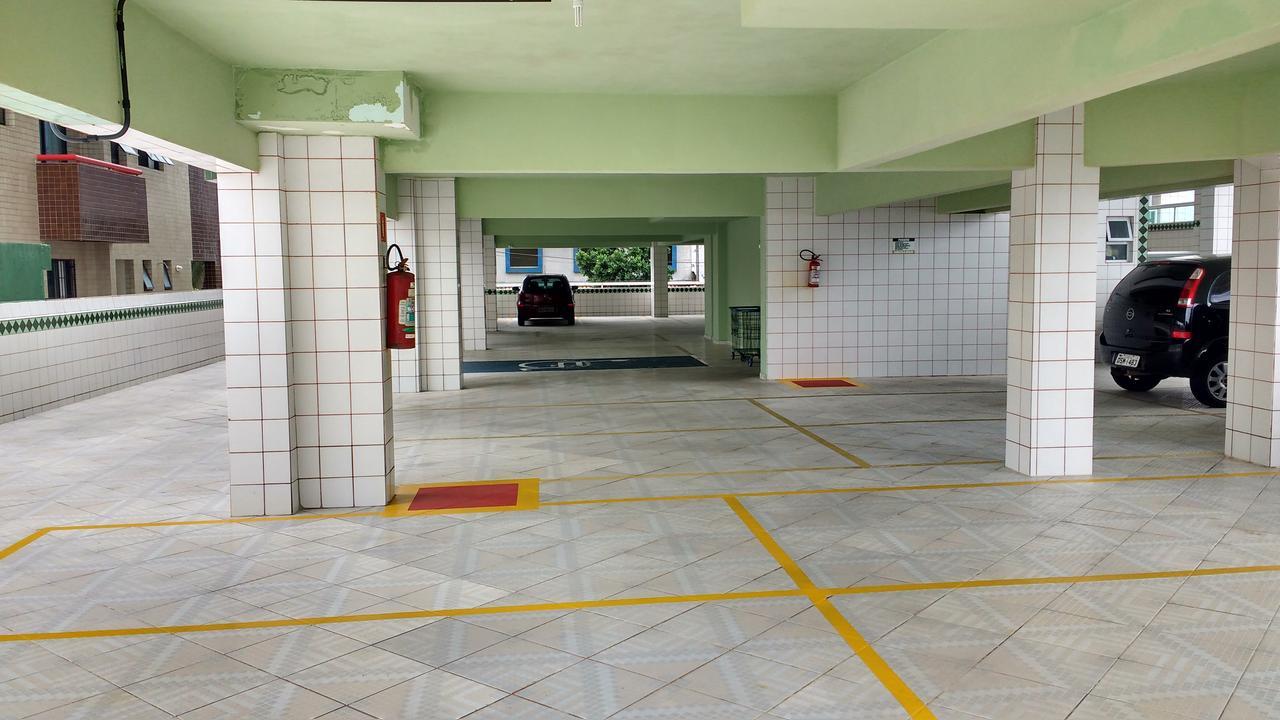 Apto. (pé na areia) com Churrasqueira na sacada Praia Grande (Santos) Exterior foto
